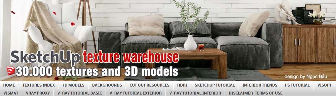 Sketchup Texture blog http://www.sketchuptexture.com/