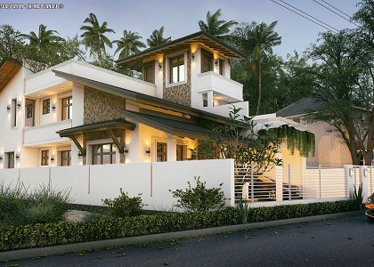 Thilina Liyanage | Morning Scene vray render by Thilina Liyanage