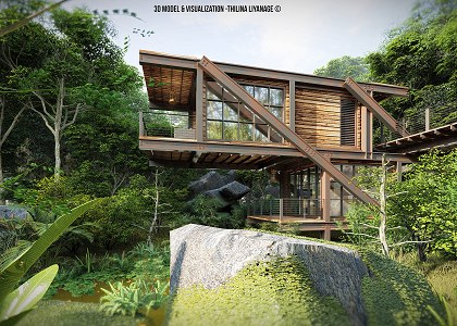 Thilina Liyanage | Day Scene 4 - design and visualization by Thilina Liyanage