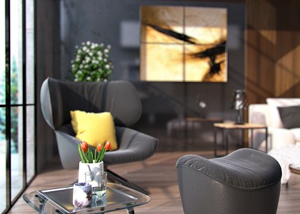 Phan Thức | Relaxing corner - Phan Thức Vray 3.4 render