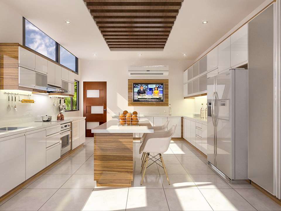 two tone kitchen | vray render test by JONAS BANZON