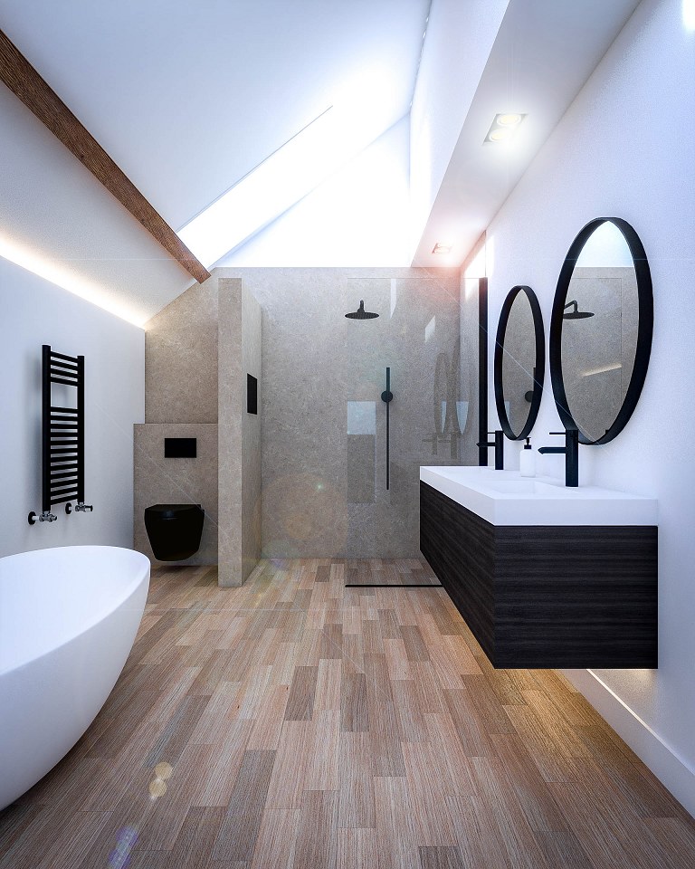 Minimal Bathroom - CA project | Scene 1 - Vray Render