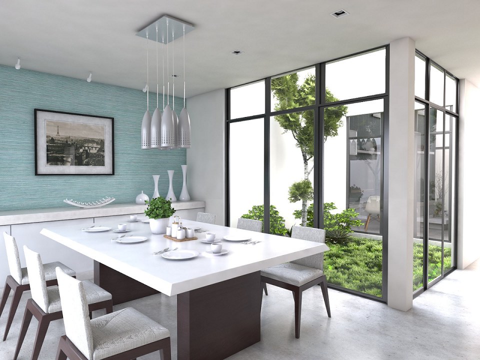 DINING - LIVING ROOM & VISOPT | vray render by Antonio Lomeli Saavedra