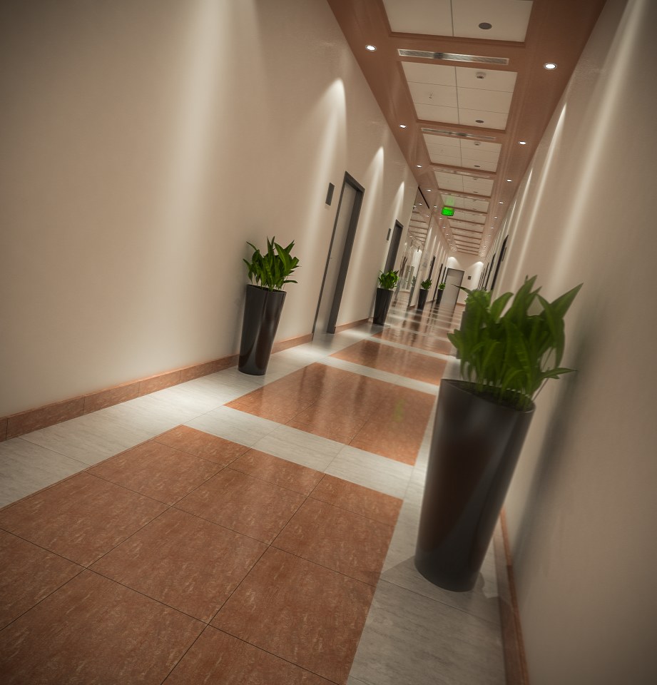 Corridor | view 1 vray render by Mahmoud Amer