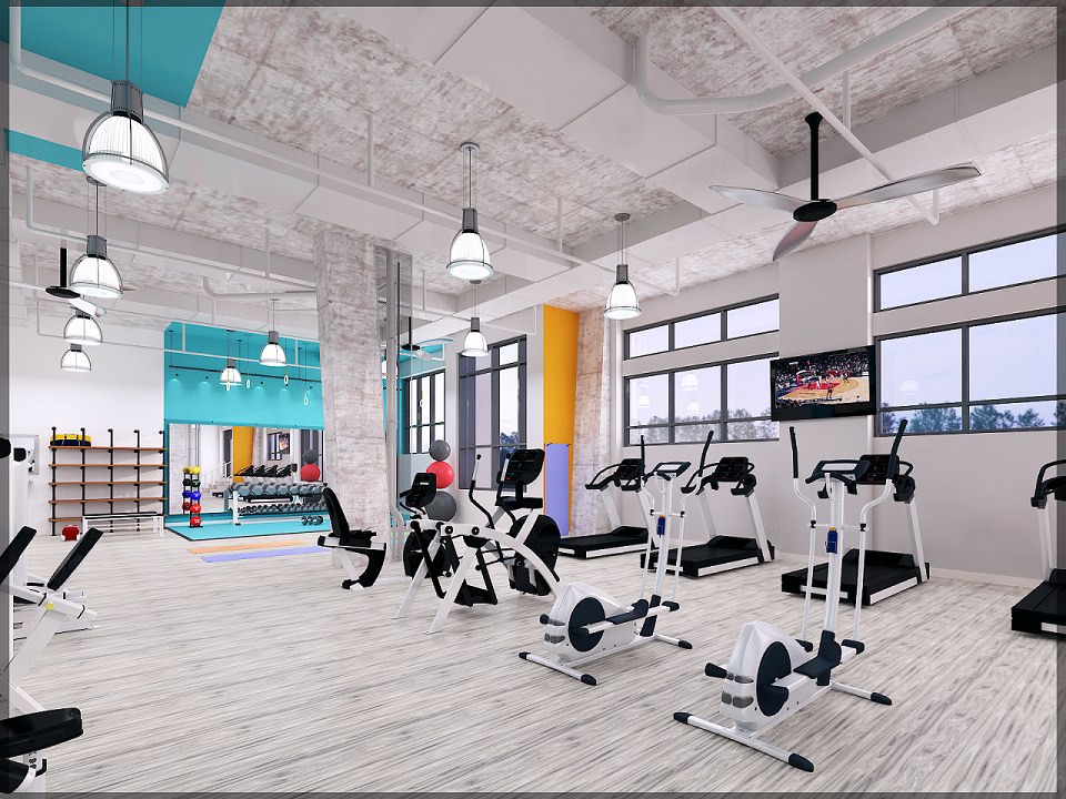 Gym | vray 2.0 render - by Alfred Manalang