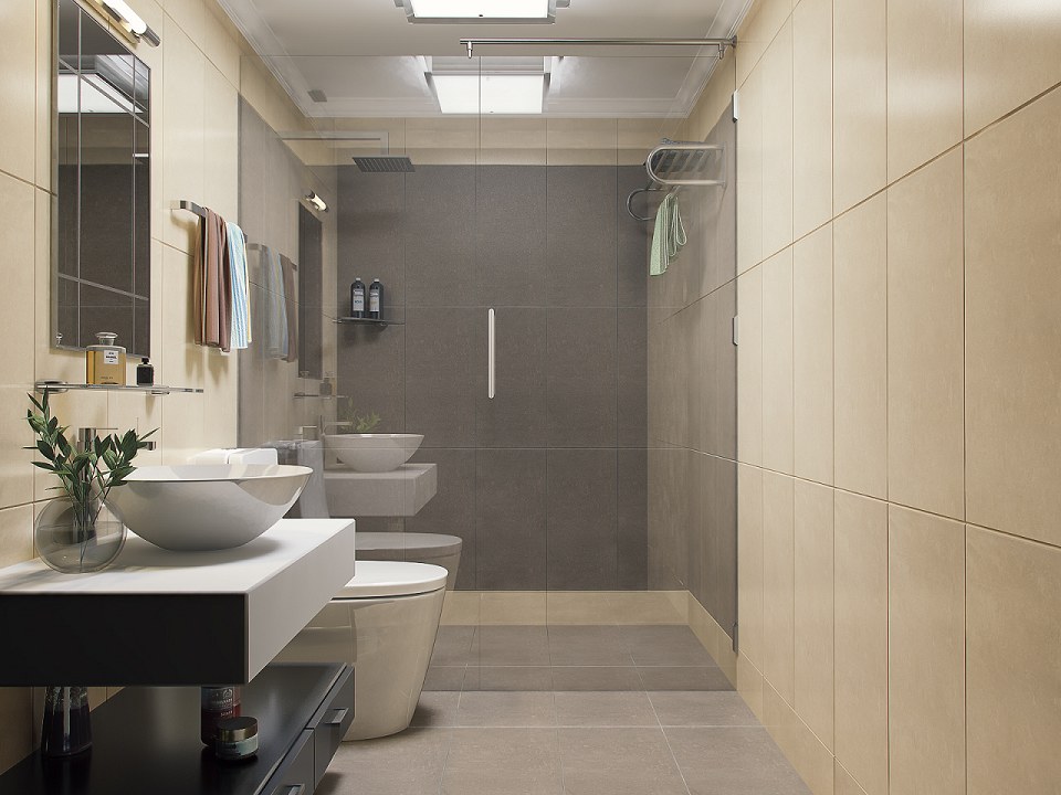 BATHROOM & VISOPT | 3D visualization by ARCHBOX