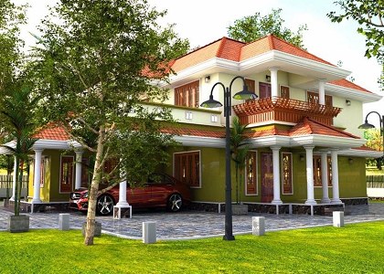 TYPICAL KERALA HOUSE