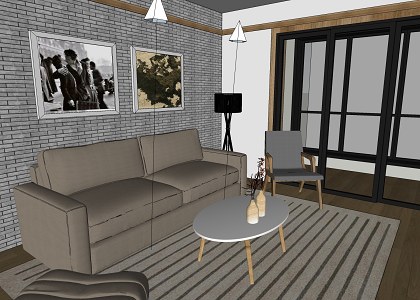 CHINA APARTMENT & VISOPT | sketchup wiev