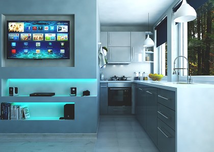 Kitchen and living area & VISOPT