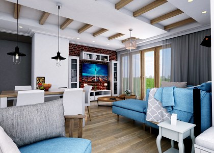 house in Masuria | render view 2 - Design and visualization By Michał Ślusarczyk