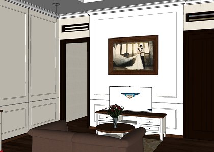 Art Deco Master Bedroom & Visopt | sketchup view 5 - 3d model by Viki Auliya