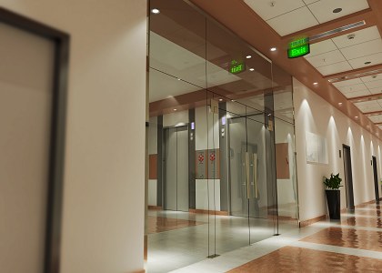 Corridor | view 3 vray render by Mahmoud Amer