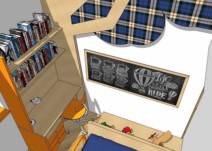Italian style, apartment renovated 89 sqm | CHILD ROOM views 2