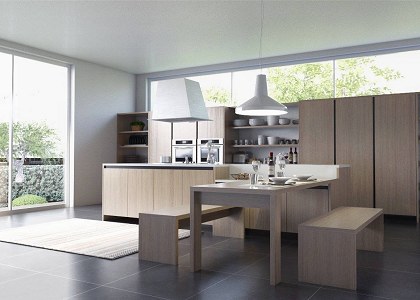 MODERN KITCHEN KALI ITALIAN DESIGN | Kali kitchen vray render by Ca Dui