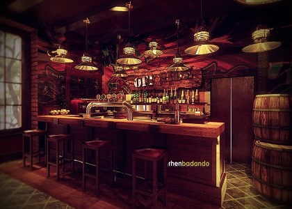 ITALY PUB | render by Rhen Badando