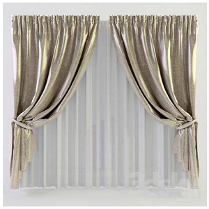 3D Models   -  ACCESSORIES - Curtains