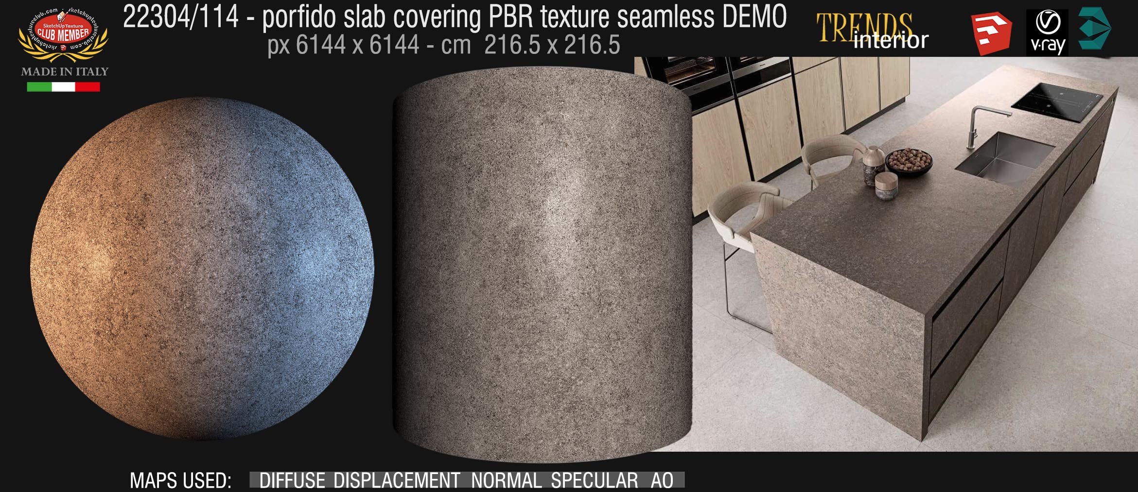 22304_114 Porfido slab covering PBR texture seamless DEMO