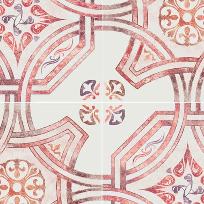 Textures   -   ARCHITECTURE   -   TILES INTERIOR   -   Ornate tiles   -   Geometric patterns  - Ceramic floor tile geometric patterns texture seamless 18853 - HR Full resolution preview demo