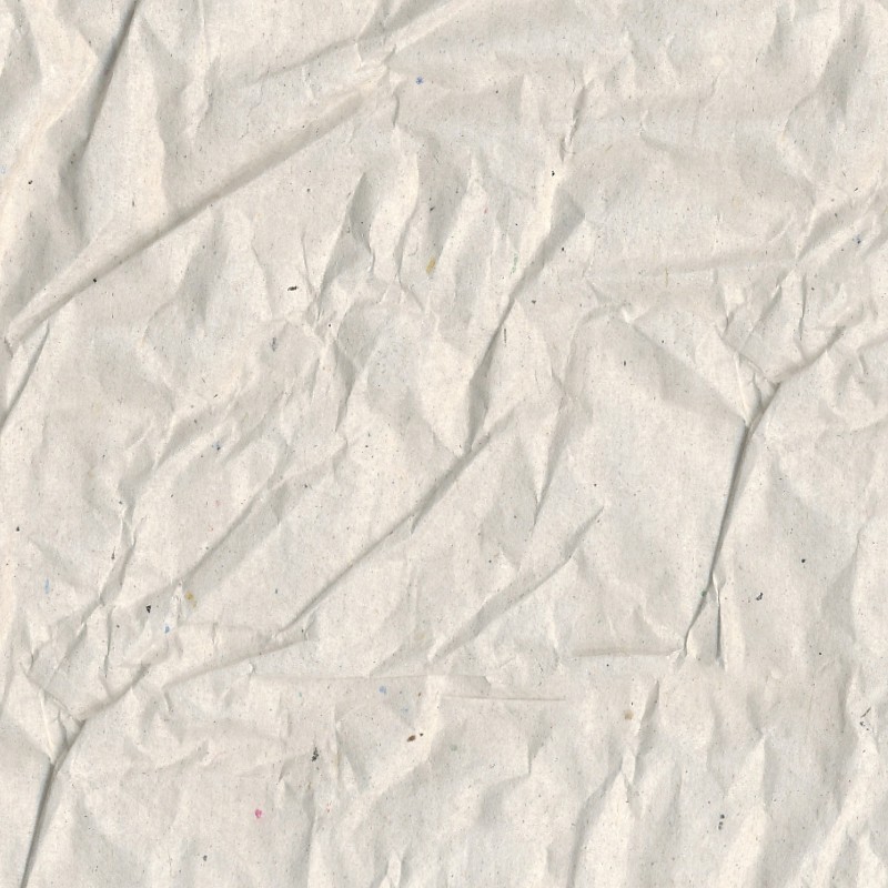 Textures   -   MATERIALS   -   PAPER  - White crumpled paper texture seamless 10829 - HR Full resolution preview demo