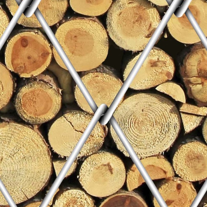 Textures   -   ARCHITECTURE   -   WOOD   -   Wood logs  - Wood packed with wire mesh texture seamless 19688 - HR Full resolution preview demo