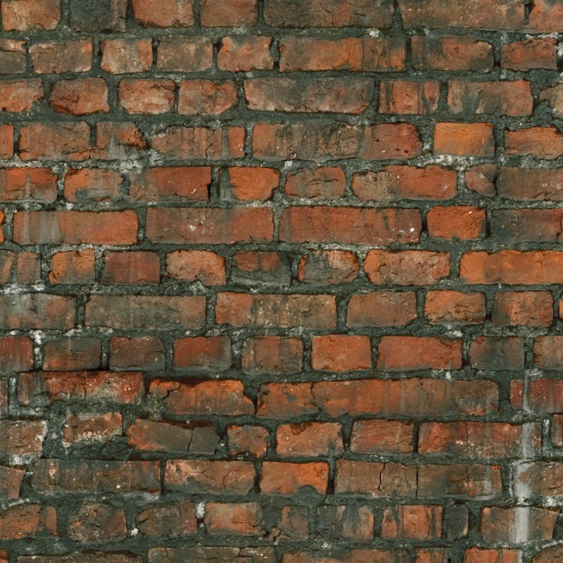 Textures   -   ARCHITECTURE   -   BRICKS   -   Damaged bricks  - Damaged bricks texture seamless 00136 - HR Full resolution preview demo