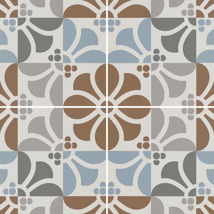 Textures   -   ARCHITECTURE   -   TILES INTERIOR   -   Ornate tiles   -   Mixed patterns  - Ceramic ornate tile texture seamless 20265 - HR Full resolution preview demo
