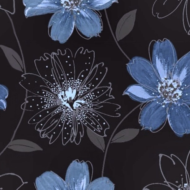 Textures   -   MATERIALS   -   WALLPAPER   -   Floral  - Floral wallpaper texture seamless 11022 - HR Full resolution preview demo