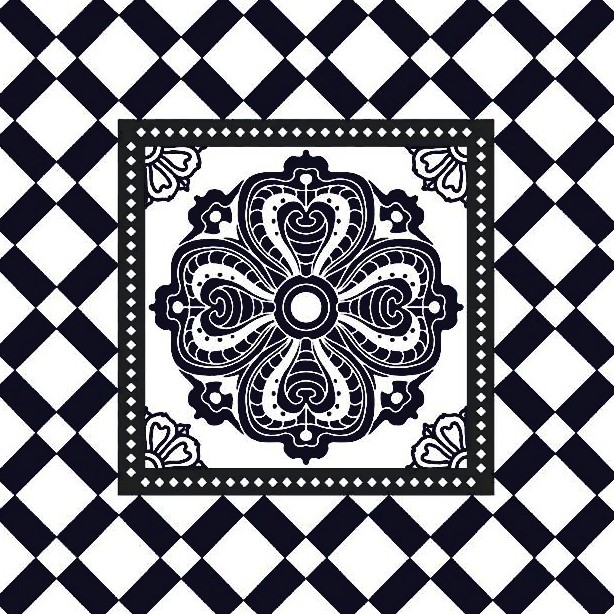 Textures   -   ARCHITECTURE   -   TILES INTERIOR   -   Ornate tiles   -   Patchwork  - Patchwork tile texture seamless 16813 - HR Full resolution preview demo