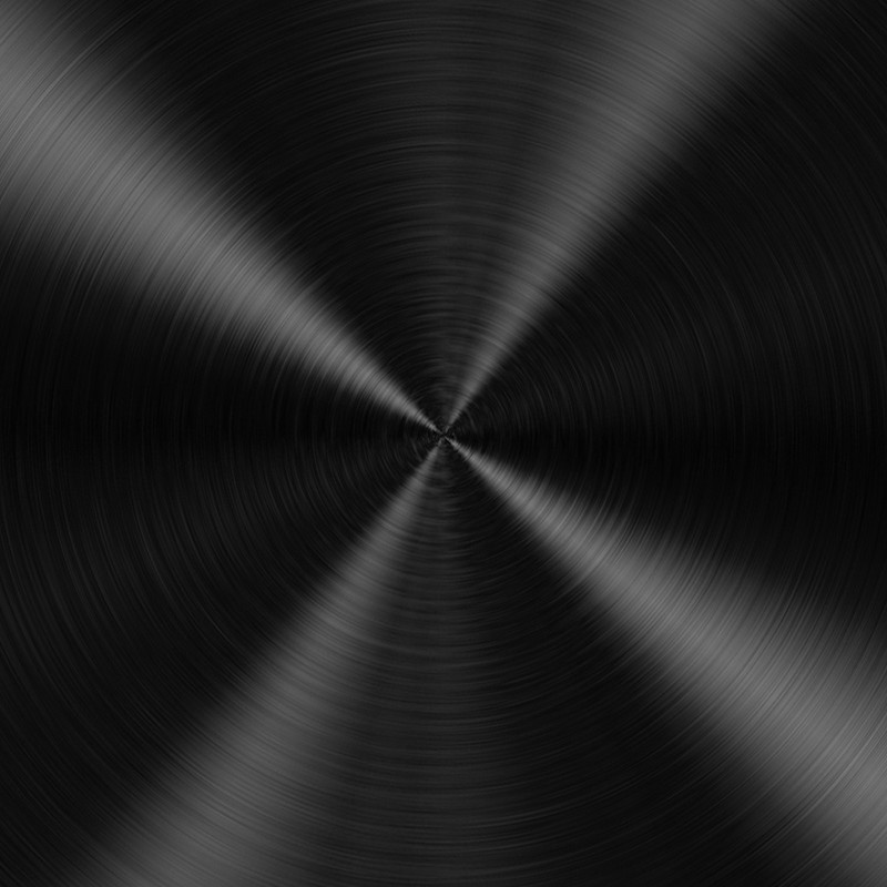 Textures   -   MATERIALS   -   METALS   -   Brushed metals  - Black radial brushed metal texture 09851 - HR Full resolution preview demo