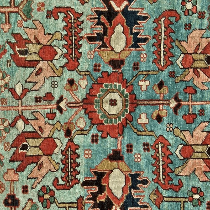 Textures   -   MATERIALS   -   RUGS   -   Persian &amp; Oriental rugs  - Old cut out persian rug texture 20166 - HR Full resolution preview demo