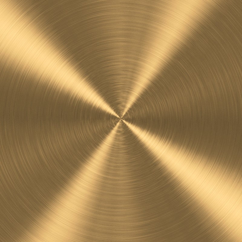 Textures   -   MATERIALS   -   METALS   -   Brushed metals  - Gold radial brushed metal texture 09860 - HR Full resolution preview demo