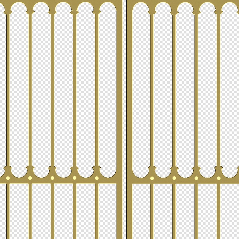 Textures   -   ARCHITECTURE   -   BUILDINGS   -   Gates  - Cut out gold entrance gate texture 18629 - HR Full resolution preview demo
