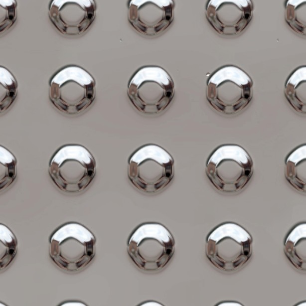 Textures   -   MATERIALS   -   METALS   -   Plates  - Dotted silver metal plate texture seamless 10649 - HR Full resolution preview demo