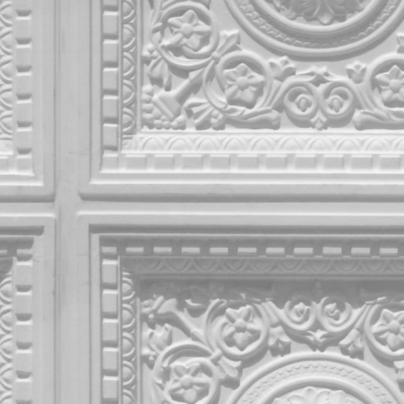 Textures   -   ARCHITECTURE   -   DECORATIVE PANELS   -   3D Wall panels   -   White panels  - White interior ceiling tiles panel texture seamless 03004 - HR Full resolution preview demo