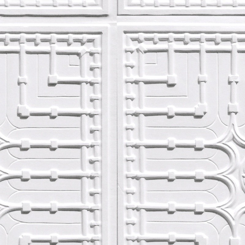 Textures   -   ARCHITECTURE   -   DECORATIVE PANELS   -   3D Wall panels   -   White panels  - White interior ceiling tiles panel texture seamless 03018 - HR Full resolution preview demo