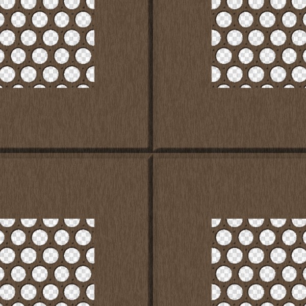 Textures   -   MATERIALS   -   METALS   -   Perforated  - Brown ceiling perforated metal texture seamless 10569 - HR Full resolution preview demo