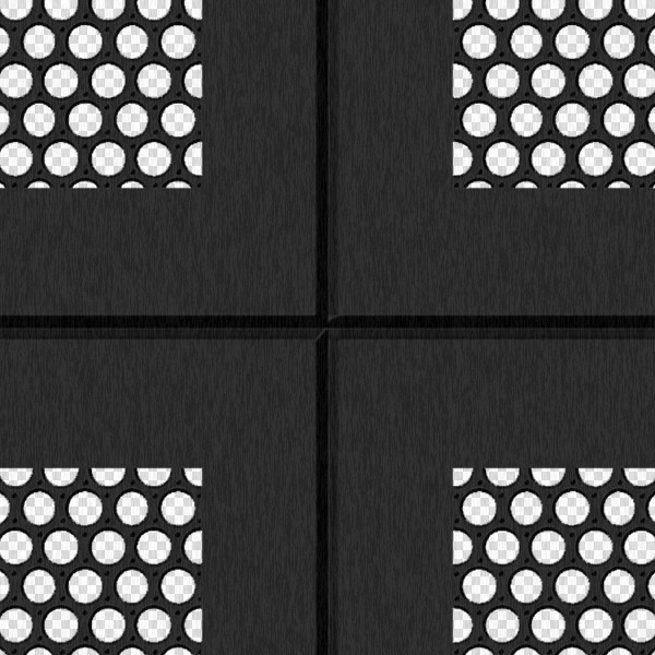 Textures   -   MATERIALS   -   METALS   -   Perforated  - Black ceiling perforated metal texture seamless 10570 - HR Full resolution preview demo