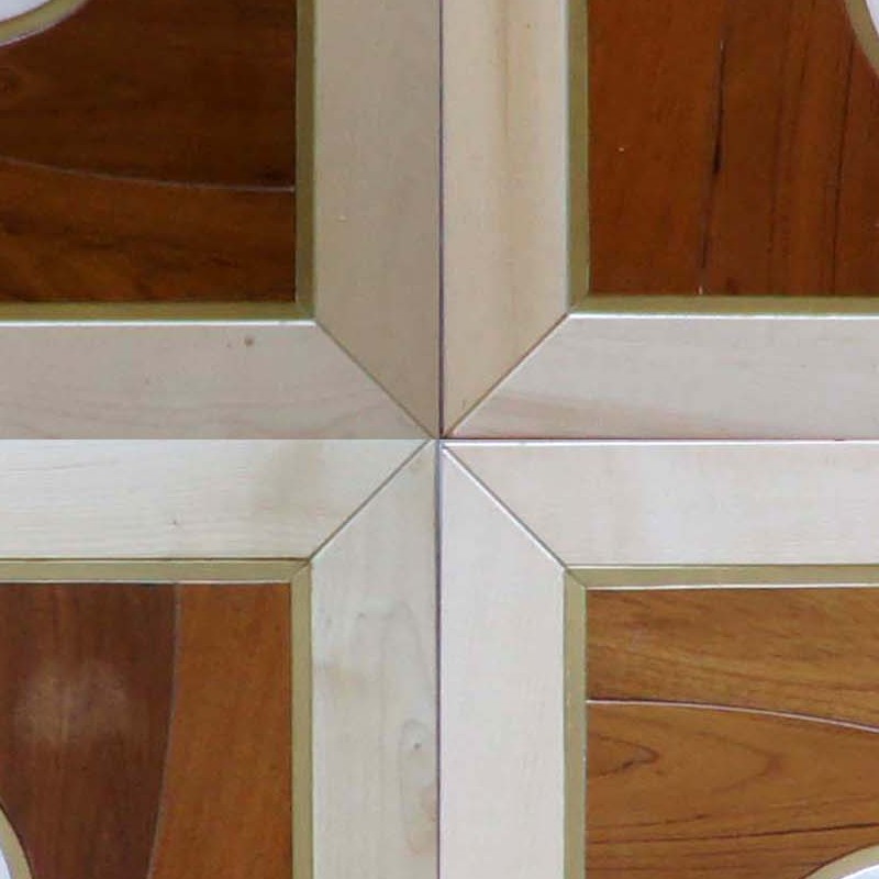 Textures   -   ARCHITECTURE   -   WOOD FLOORS   -   Decorated  - Wood and marble parquet decorated texture seamless 19623 - HR Full resolution preview demo