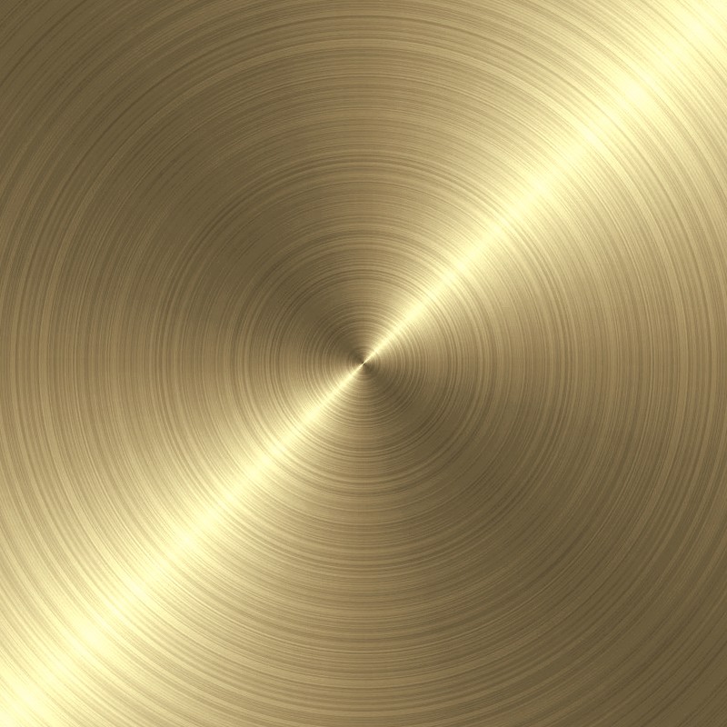 Textures   -   MATERIALS   -   METALS   -   Brushed metals  - Circular brushed brass metal texture 09910 - HR Full resolution preview demo