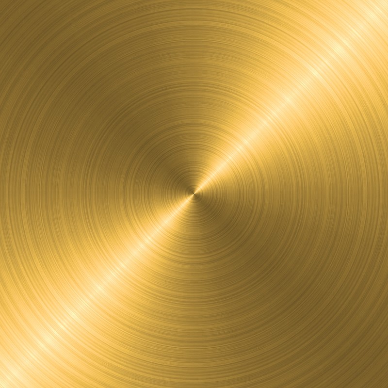 Textures   -   MATERIALS   -   METALS   -   Brushed metals  - Circular brushed gold metal texture 09912 - HR Full resolution preview demo