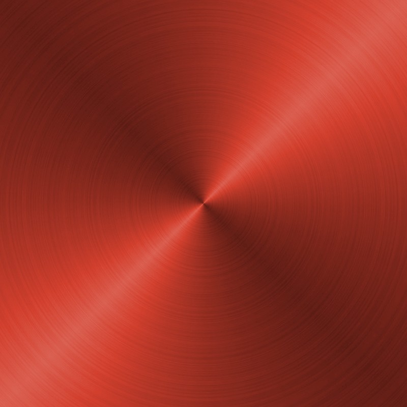 Textures   -   MATERIALS   -   METALS   -   Brushed metals  - Circular brushed red metal texture 09914 - HR Full resolution preview demo