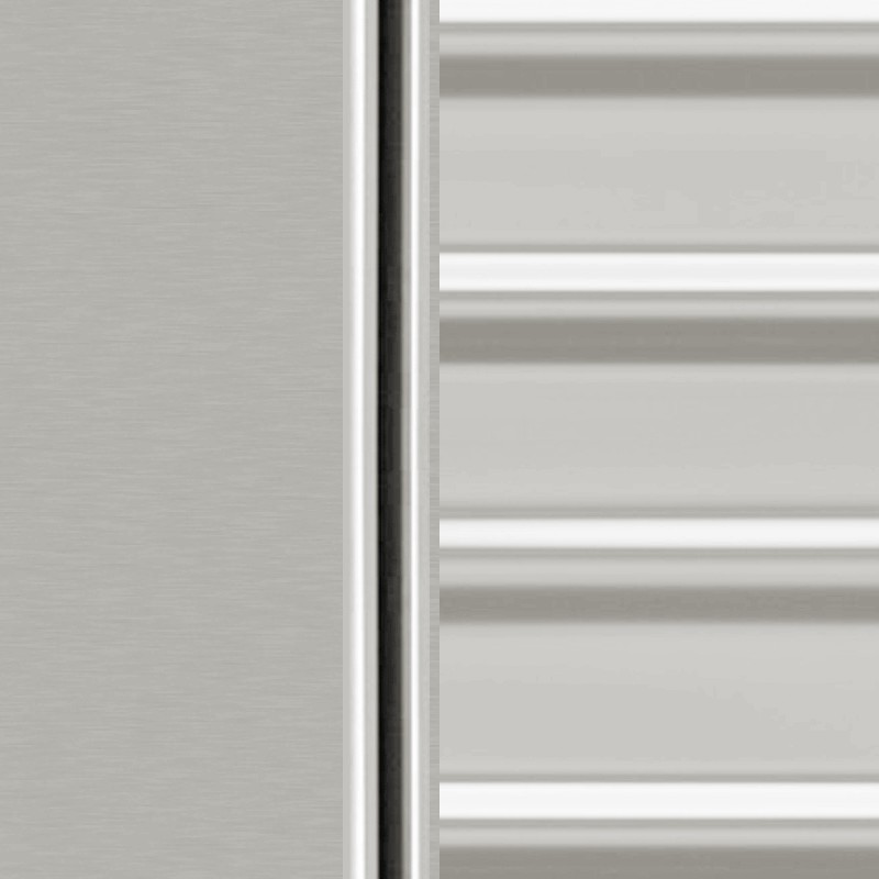 Textures   -   MATERIALS   -   METALS   -   Facades claddings  - White metal facade cladding texture seamless 10240 - HR Full resolution preview demo
