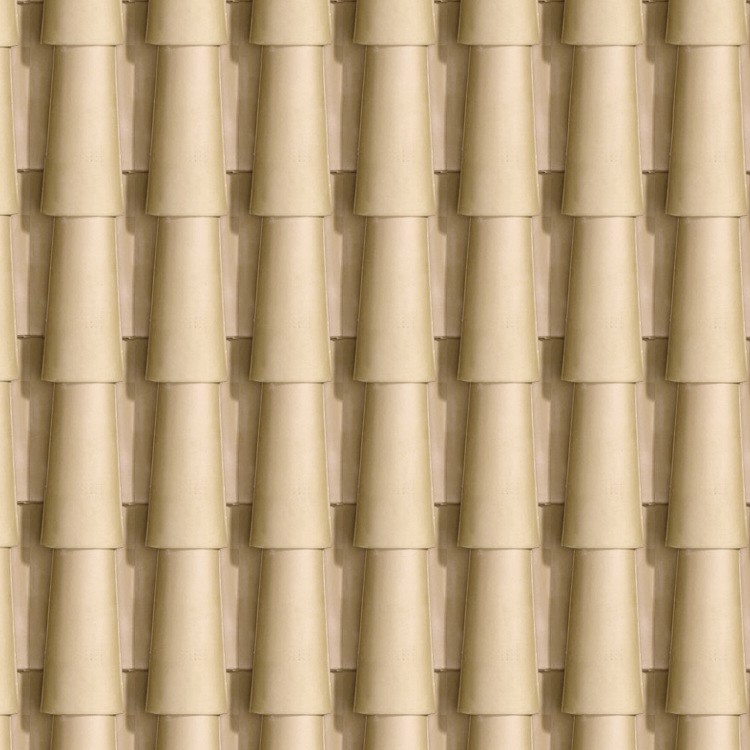 Textures   -   ARCHITECTURE   -   ROOFINGS   -   Clay roofs  - Terracotta roof tile texture seamless 03488 - HR Full resolution preview demo