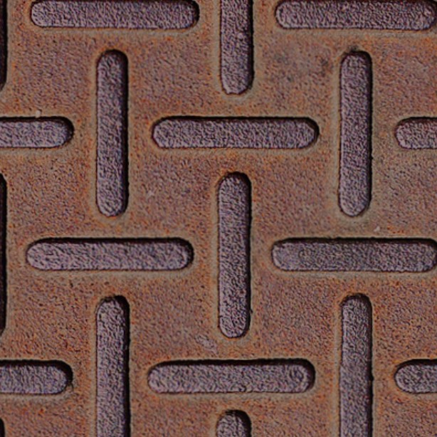 Textures   -   MATERIALS   -   METALS   -   Plates  - Rusty iron metal plate texture seamless 10729 - HR Full resolution preview demo