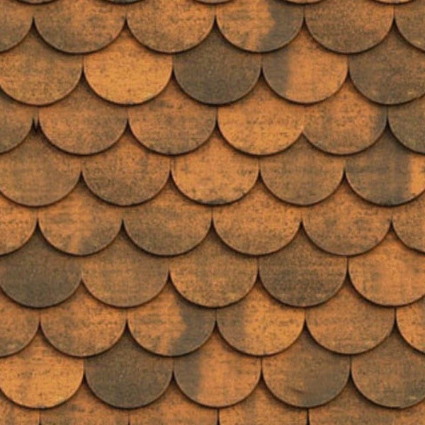 Textures   -   ARCHITECTURE   -   ROOFINGS   -   Clay roofs  - Grand cru Ecaille shingles clay roof tile texture seamless 03499 - HR Full resolution preview demo
