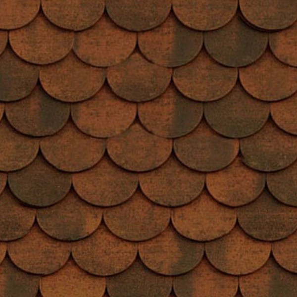 Textures   -   ARCHITECTURE   -   ROOFINGS   -   Clay roofs  - Grand cru Ecaille shingles clay roof tile texture seamless 03500 - HR Full resolution preview demo
