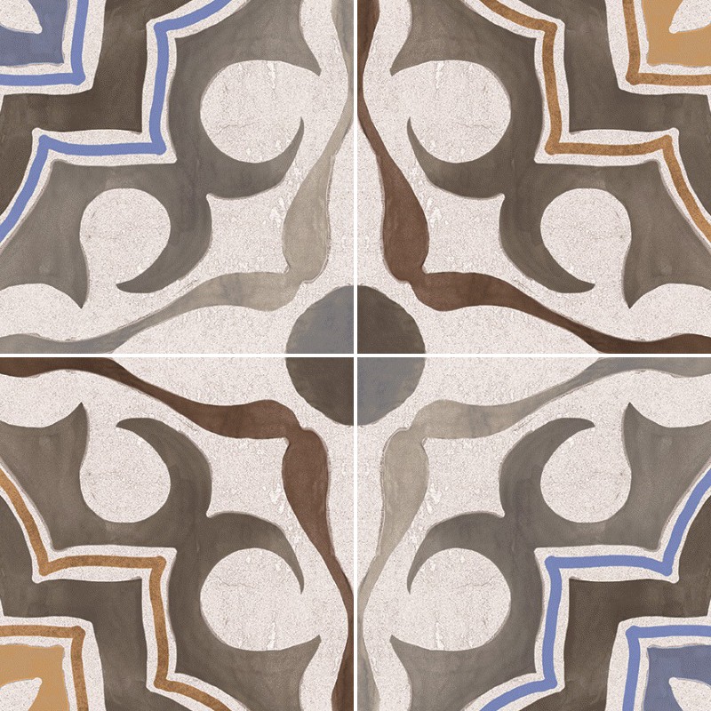 Textures   -   ARCHITECTURE   -   TILES INTERIOR   -   Cement - Encaustic   -   Encaustic  - Traditional encaustic cement ornate tile texture seamless 13599 - HR Full resolution preview demo