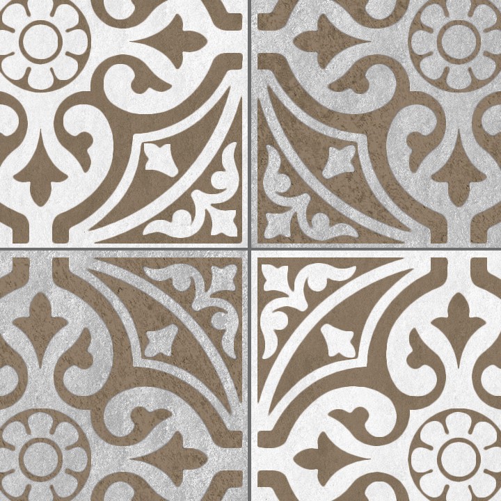 Textures   -   ARCHITECTURE   -   TILES INTERIOR   -   Cement - Encaustic   -   Victorian  - Victorian cement floor tile texture seamless 13827 - HR Full resolution preview demo