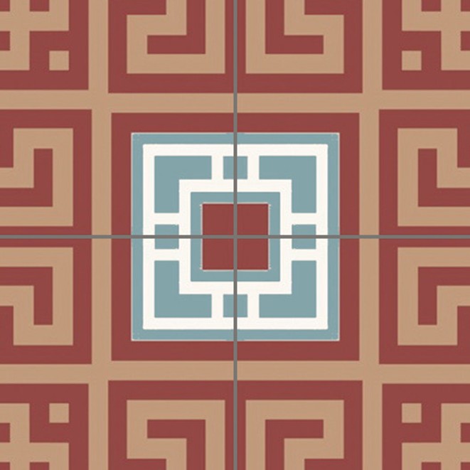 Textures   -   ARCHITECTURE   -   TILES INTERIOR   -   Cement - Encaustic   -   Victorian  - Victorian cement floor tile texture seamless 13839 - HR Full resolution preview demo