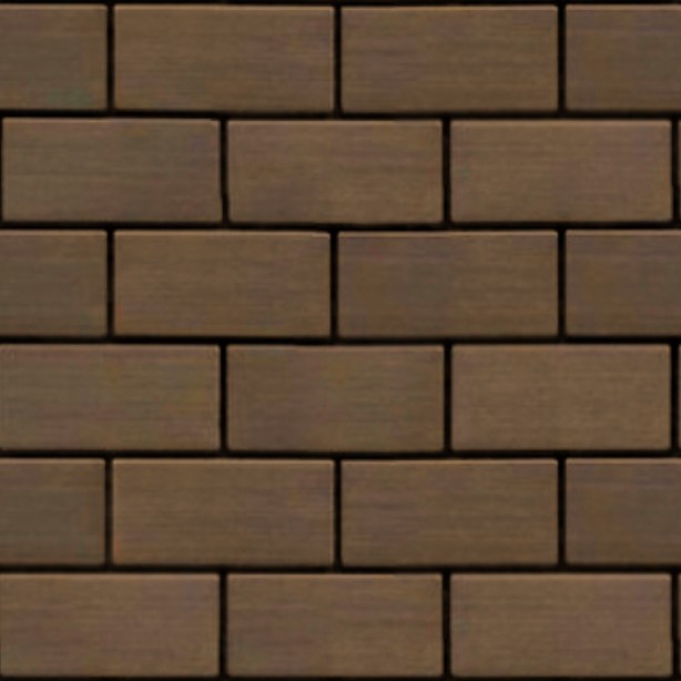 Textures   -   MATERIALS   -   METALS   -   Facades claddings  - Metal brick facade cladding texture seamless 10290 - HR Full resolution preview demo